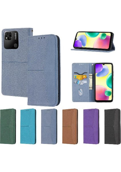 Xiaomi Redmi 12C Kredi Kartı Tutucu Flip Için Kılıf Folio Kitap El Cüzdan (Yurt Dışından)