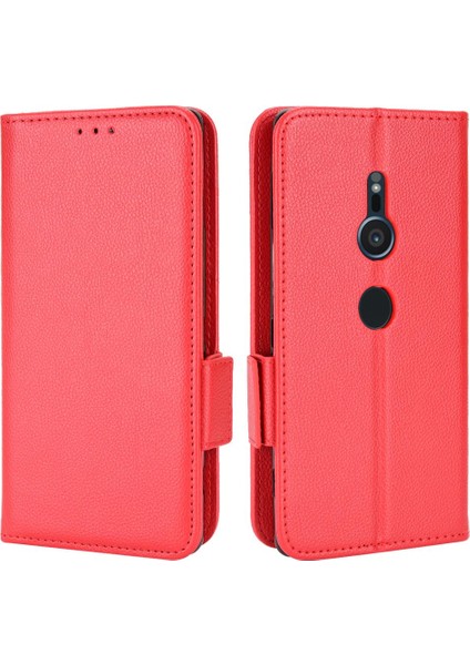 Sony Xperia Xz2 Cüzdan Manyetik Yan Toka Kart Yuvaları Tutucu Pu (Yurt Dışından)