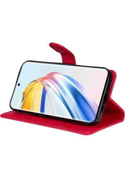 Kart Yuvası Klasik ile Onur X9B Iş Cüzdan Telefon Kılıfı Için Flip Case (Yurt Dışından)