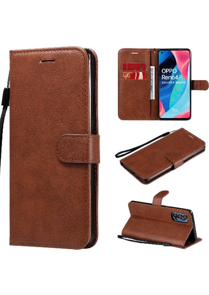Oppo Oppo 4 Pro 5g Için Flip Case Yüksek Kalite Deri Iş Cüzdan Kılıf (Yurt Dışından)