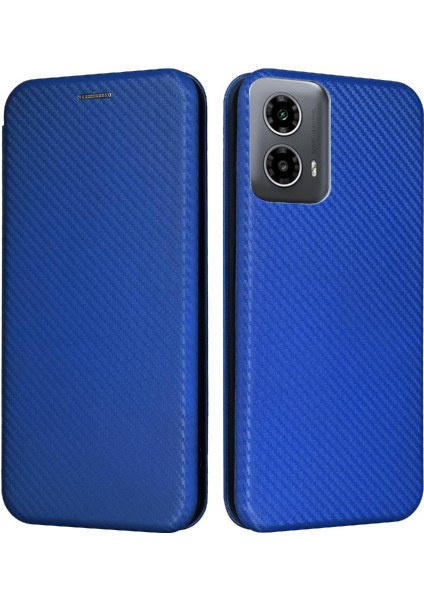 Motorola Moto G34 5g Için Kılıf Kart Tutucu Kickstand Manyetik Karbon (Yurt Dışından)
