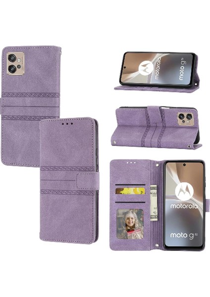 Motorola Moto Motorola J Manyetik Kapatma Kickstand Pu Deri Için Flip Case (Yurt Dışından)
