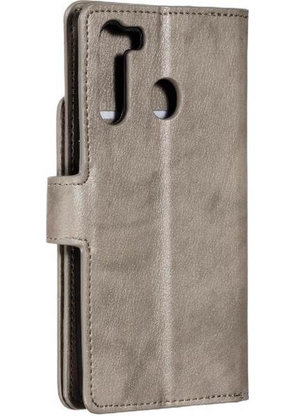 Samsung Galaxy A21 Cüzdan 9 Kart Yuvaları Için Kılıf Kickstand Manyetik Pu (Yurt Dışından) modelleri