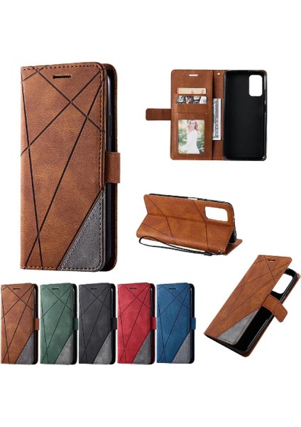 Xiaomi Redmi 9t Manyetik Pu Deri Kart Tutucu Kickstand Cüzdan (Yurt Dışından)