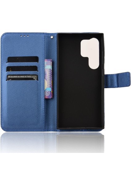 Samsung Galaxy S24 Ultra Kickstand Kapak Manyetik Cüzdan Kartı Için Kılıf (Yurt Dışından) fırsatları