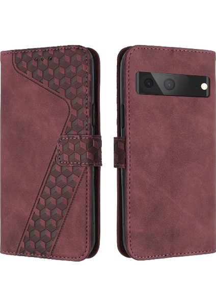 Google Piksel 7 Cüzdan Için Telefon Kılıfı Kickstand Kart Yuvaları Kapak Flip Folio (Yurt Dışından)