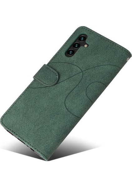 Samsung Galaxy A13 5g Için Kılıf Kart Yuvası Standı ile Pu Deri Flip Folio (Yurt Dışından) modelleri