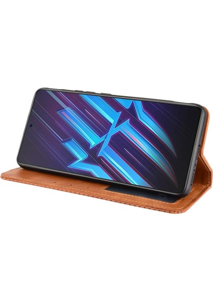 Zte Nubia Kırmızı Sihirli 6r Manyetik Kapatma Pu Deri Cüzdan (Yurt Dışından)