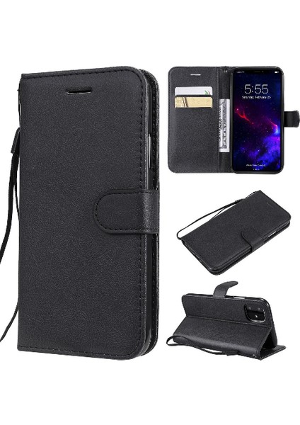 Kart Yuvası Klasik ile iphone 11 Iş Cüzdan Telefon Kılıfı Için Flip Case (Yurt Dışından)