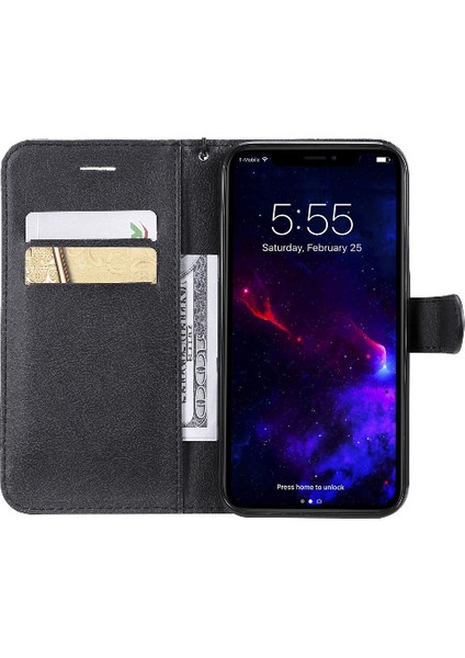 Kart Yuvası Klasik ile iphone 11 Iş Cüzdan Telefon Kılıfı Için Flip Case (Yurt Dışından)
