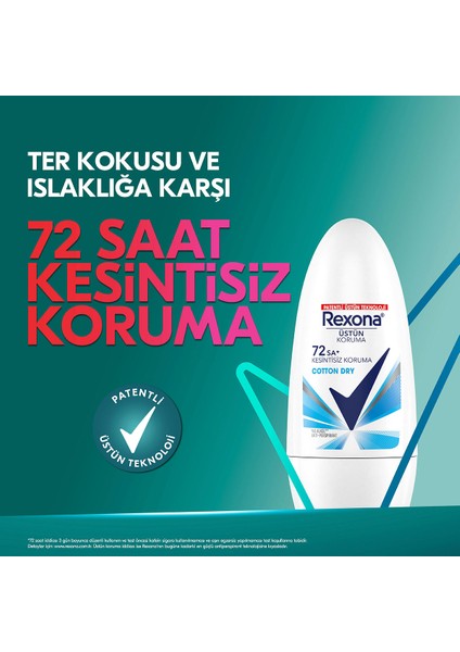 Kadın Roll On Deodorant Cotton Dry 50 Ml