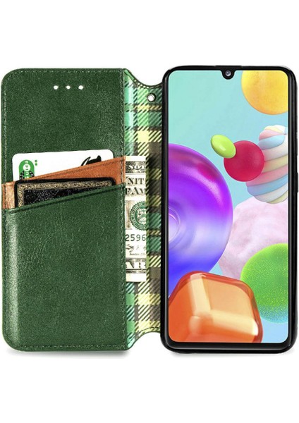 Samsung Galaxy A41 Moda Tasarım Cüzdan Fonksiyonu Zarif Durumda (Yurt Dışından) modelleri