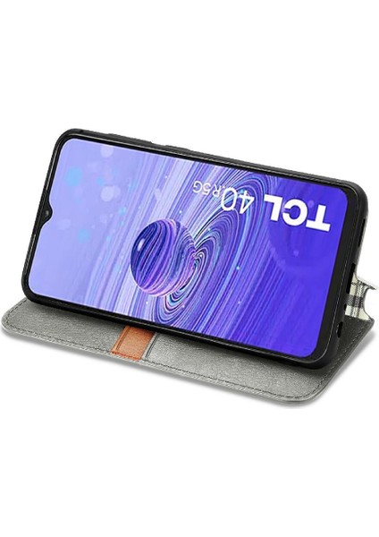 Tcl 40R Moda Tasarımı Için Zarif Iş Kapak Çevirin Cüzdan Kılıf (Yurt Dışından) modelleri