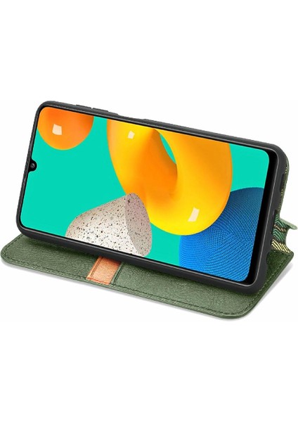 Samsung Galaxy M32 Cüzdan Fonksiyonu Için Zarif Iş Çevirme Kapağı (Yurt Dışından) fiyatları