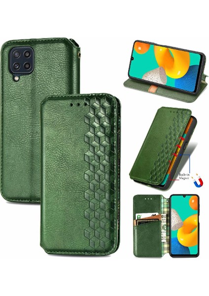 Samsung Galaxy M32 Cüzdan Fonksiyonu Için Zarif Iş Çevirme Kapağı (Yurt Dışından) fırsatları