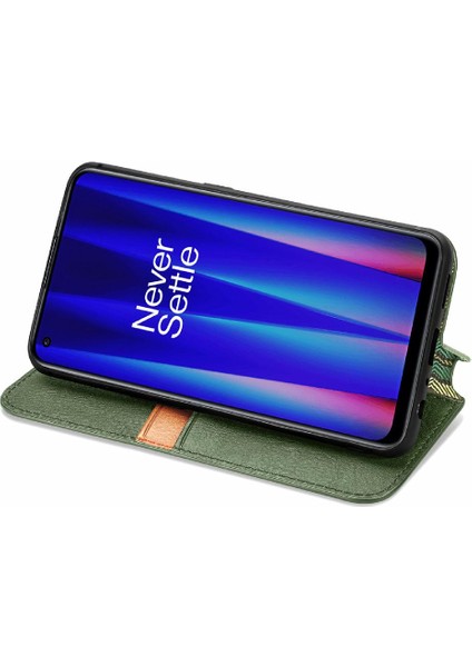 Oneplus Nord Ce 2 5g Için Kılıf Moda Tasarım Kapak Çevirin Deri Kılıf (Yurt Dışından)