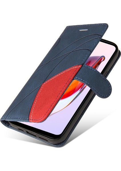 Xiaomi Redmi 12C Iki Renkli Dikiş Için Kılıf Kickstand Koruyucu Pu Flip (Yurt Dışından) fırsatları