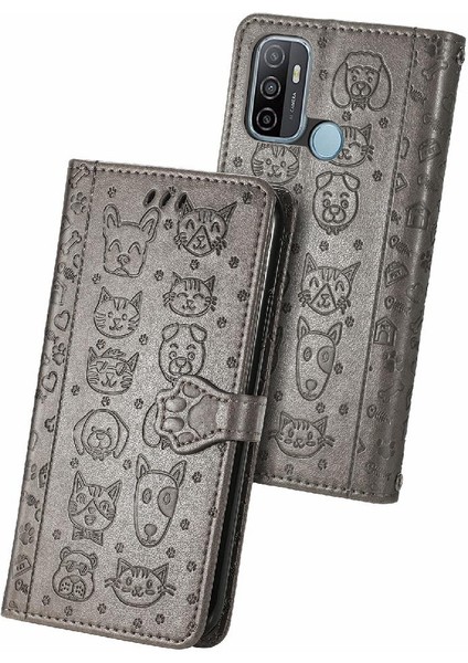 Oppo A53 2020 Için Kılıf Kısa Kayış Kapak Çevirin Kılıf Karikatür Hayvanlar (Yurt Dışından) fırsatları