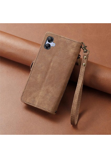 Samsung Galaxy A04E Flip Kapak Için Flip Case Darbeye Cüzdan Basit (Yurt Dışından) indirimleri