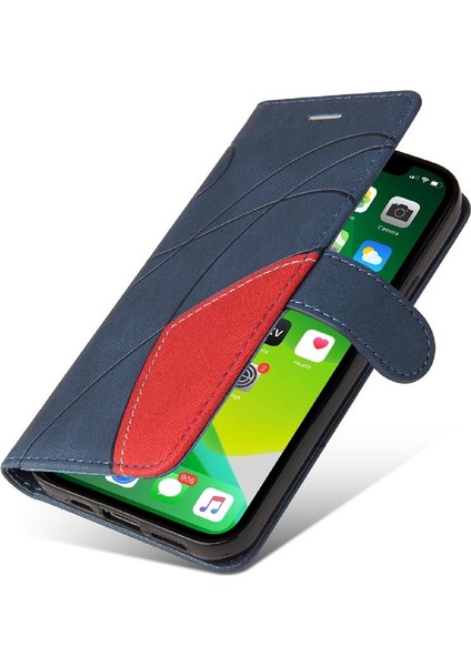 Kart Yuvası Standı ile IPhone 15 Pu Deri Flip Folio Kılıf (Yurt Dışından)