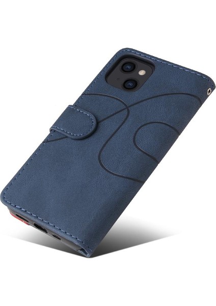 Kart Yuvası Standı ile IPhone 15 Pu Deri Flip Folio Kılıf (Yurt Dışından)