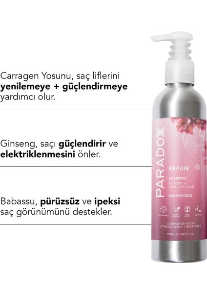 Paradox Repair Shampoo - Yoğun Onarıcı & Yapılandırıcı Şampuan