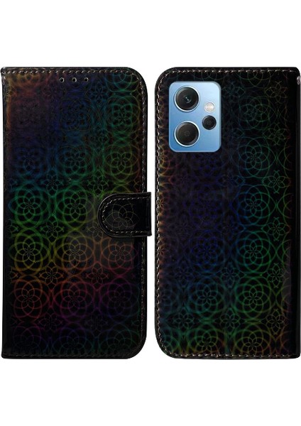Xiaomi Redmi Için Not 12 4g Glitter Renkli Cüzdan Kılıf Premium Pu (Yurt Dışından)