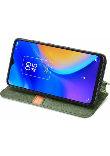 Tcl 20SE Cüzdan Fonksiyonu Için Kılıf Moda Tasarımı Zarif Iş Çevirme (Yurt Dışından) modelleri