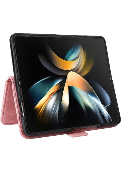 Samsung Galaxy Z Için Kılıf Fold 4 5g Kart Yuvaları Cüzdan Kapak Çevirin Tpu (Yurt Dışından) modelleri