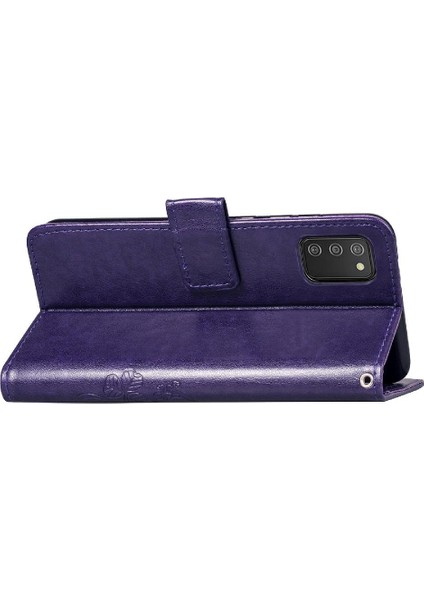 Samsung Galaxy A02S Flip Kapak Kılıf Için Kılıf Kısa Kayış Zarif (Yurt Dışından) modelleri