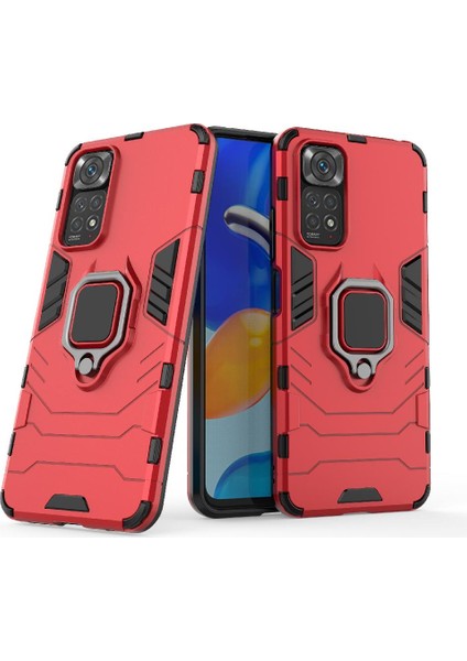 Xiaomi Redmi Için Not 11S Darbeye Kapak 360 &deg; Dönen Halka Askeri (Yurt Dışından)