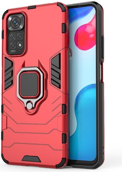 Xiaomi Redmi Için Not 11S Darbeye Kapak 360 &deg; Dönen Halka Askeri (Yurt Dışından) indirimleri