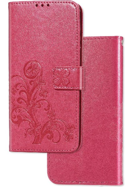 Motorola Moto G9 Artı Dört Yapraklı Yonca Flip Kapak Kılıf (Yurt Dışından) modelleri