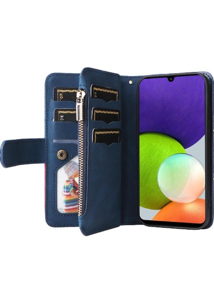 Samsung Galaxy A22 4g Fermuar Cüzdan Tarzı Kickstand Koruyucu Kılıf (Yurt Dışından) indirimleri