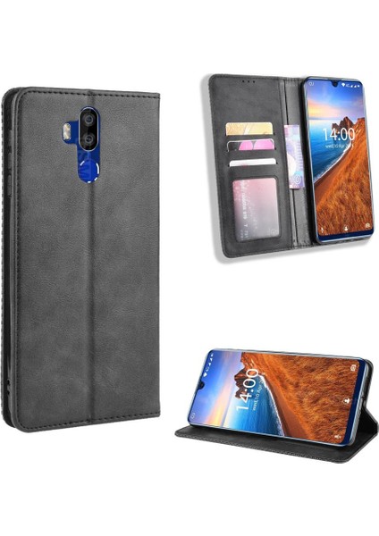 Oukitel K9 Manyetik Kapatma Pu Deri Cüzdan Için Kılıf (Yurt Dışından)