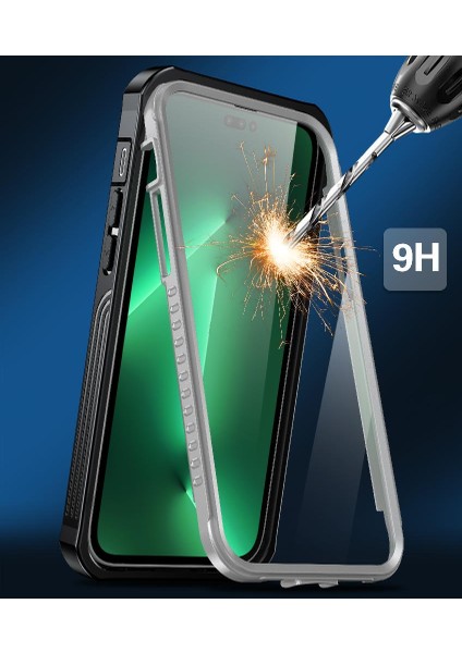 Iphone 13 Için Kılıf Pro Max Damla ve Çarpışma Geçirmez Pet Koruyucu Film 360 (Yurt Dışından)