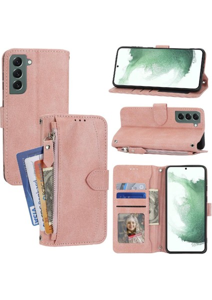 Gx Shop Samsung Galaxy S22 Artı 5g Için Flip Case Manyetik Kapatma Kart Tutucu Anti (Yurt Dışından)