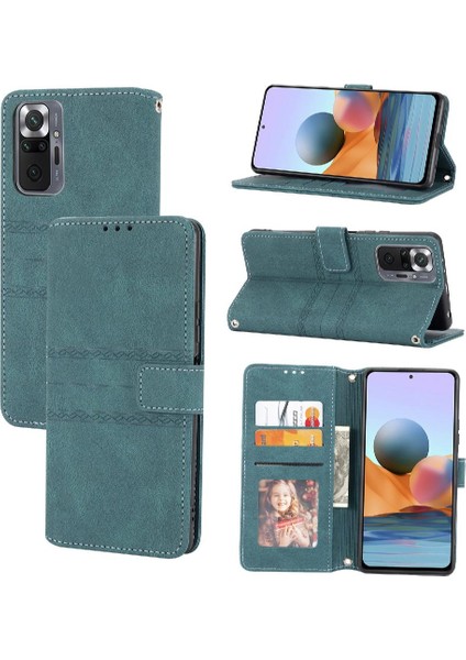 Xiaomi Redmi Not 10 Için Flip Case Pro Max Darbeye Koruyucu Pu Kılıf (Yurt Dışından)