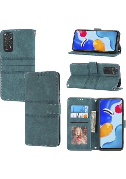 Xiaomi Redmi Not 11E Pro Cüzdan Kılıf Için Flip Case Pu Deri Kickstand (Yurt Dışından)