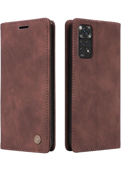 Xiaomi Redmi Not 11S Için Flip Case Basit Iş Darbeye Cüzdan (Yurt Dışından)