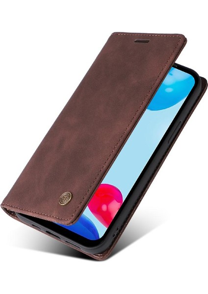 Xiaomi Redmi Not 11S Için Flip Case Basit Iş Darbeye Cüzdan (Yurt Dışından) fırsatları