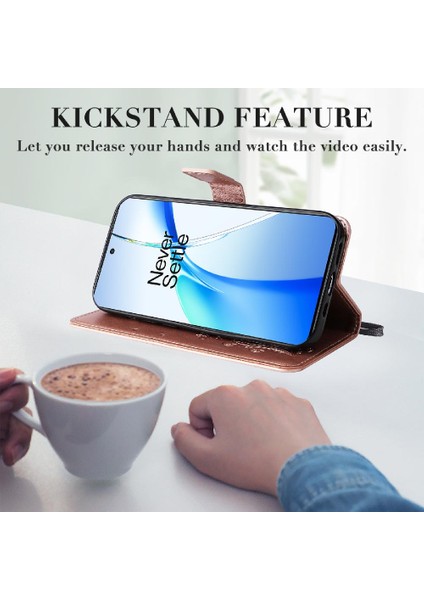 Oneplus Ace 3V 5g Için Kılıf Manyetik Kapak ile Kickstand Pu Deri Çevirin (Yurt Dışından) modelleri