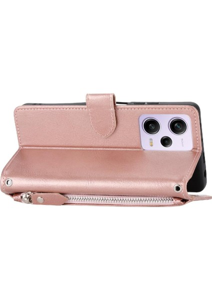 Xiaomi Redmi Not 12 Için Flip Case 4g Kart Tutucu Kickstand Kayış Pu (Yurt Dışından) modelleri