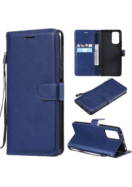 Xiaomi Redmi Not 10 Pro Için Flip Case Klasik Katı Renk Kart Yuvası ile (Yurt Dışından)