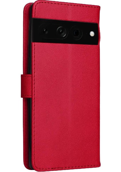 Kart Yuvası Telefon ile Google Piksel 7 Pro Yüksek Kalite Deri Için Flip Case (Yurt Dışından)