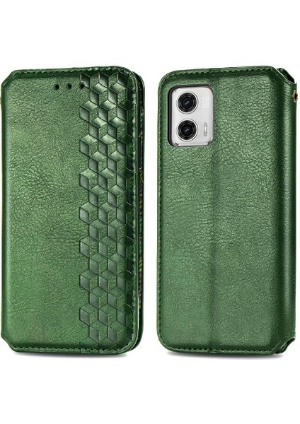 Motorola Moto G73 Moda Tasarım Cüzdan Fonksiyonu Için Kılıf Zarif Kılıf (Yurt Dışından)