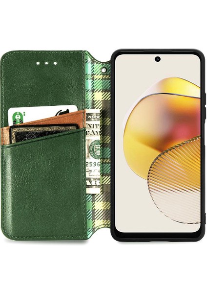 Motorola Moto G73 Moda Tasarım Cüzdan Fonksiyonu Için Kılıf Zarif Kılıf (Yurt Dışından) modelleri