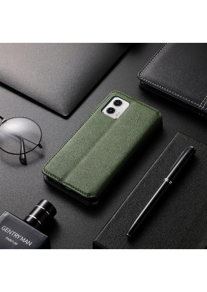 Motorola Moto G73 Moda Tasarım Cüzdan Fonksiyonu Için Kılıf Zarif Kılıf (Yurt Dışından) fırsatları