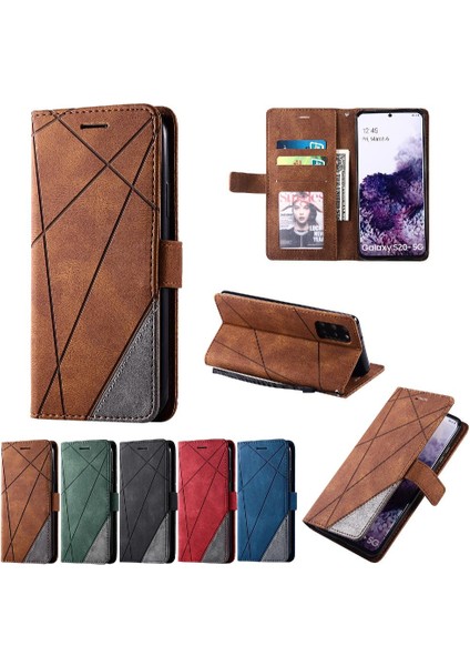 Samsung Galaxy S20 Artı Kart Tutucu Için Kickstand Cüzdan Flip Folio (Yurt Dışından)