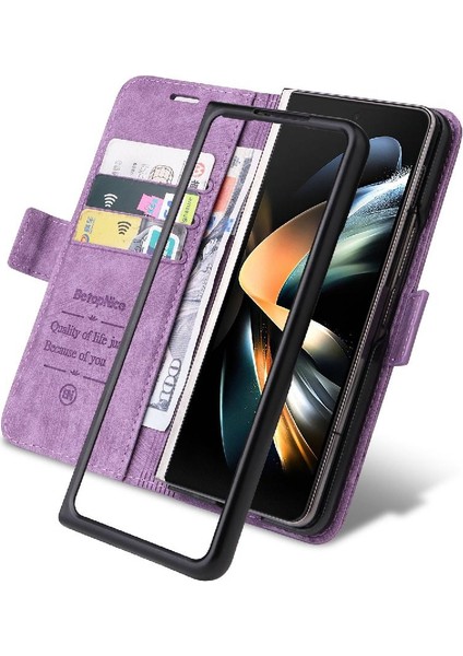 Samsung Galaxy Z Için Kılıf Fold 4 5g Kart Yuvaları Cüzdan Kapak Çevirin Tpu (Yurt Dışından) indirimleri